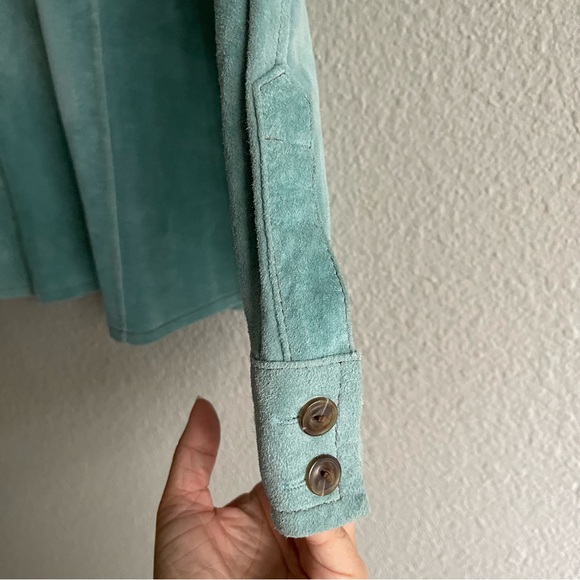 Pendleton Suede Button Up Shacket - Picture 8 of 12